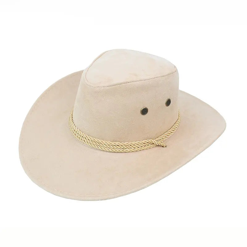 Cowboy Hat Spring And Summer Outdoor Sun Hat Men's Horse Riding Beach Hat CJ