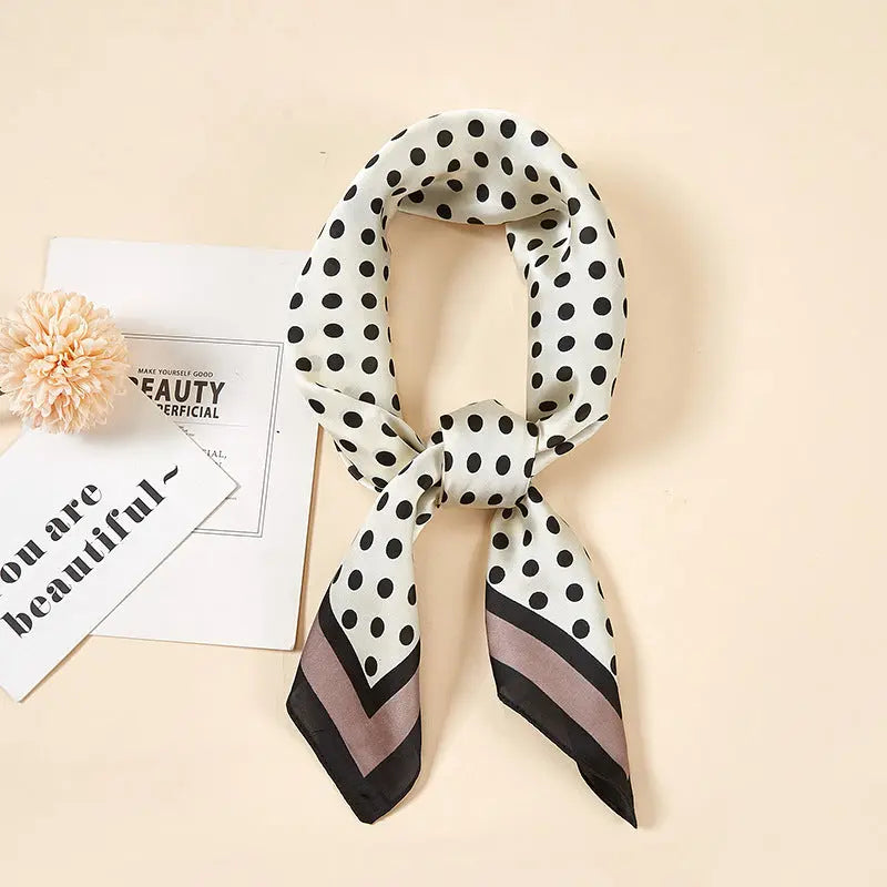 Ladies multifunctional polka dot scarf CJ