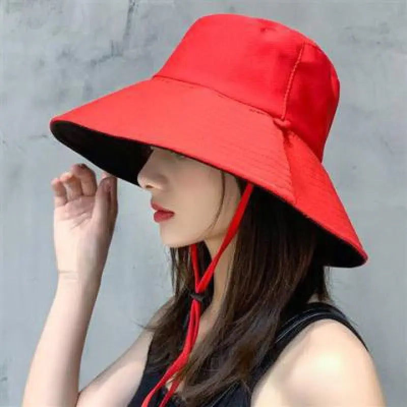 Reversible Comfortable Breathable Big Brim Sun Hat CJ