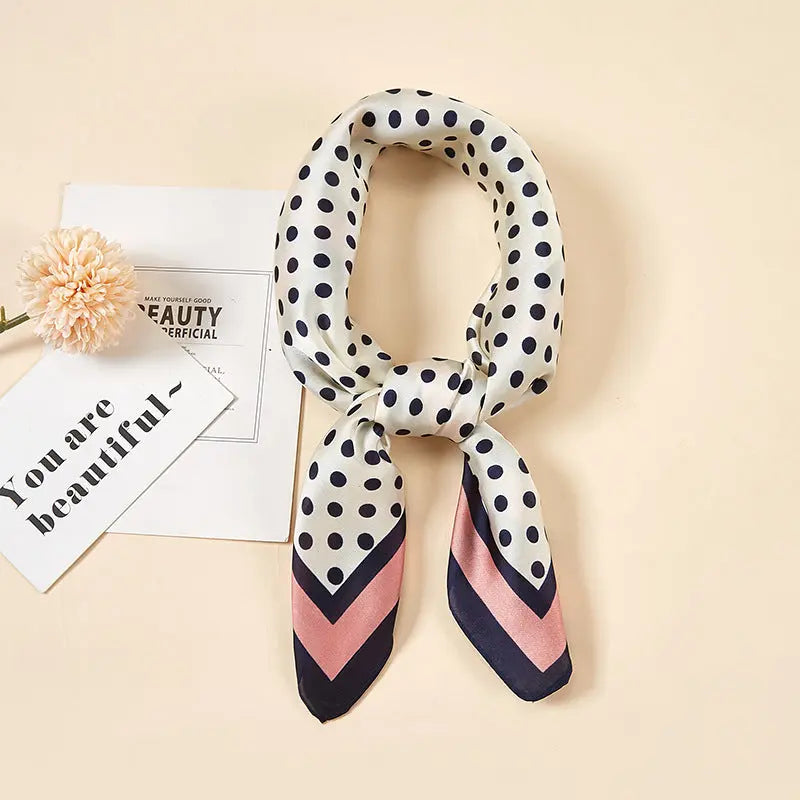 Ladies multifunctional polka dot scarf CJ