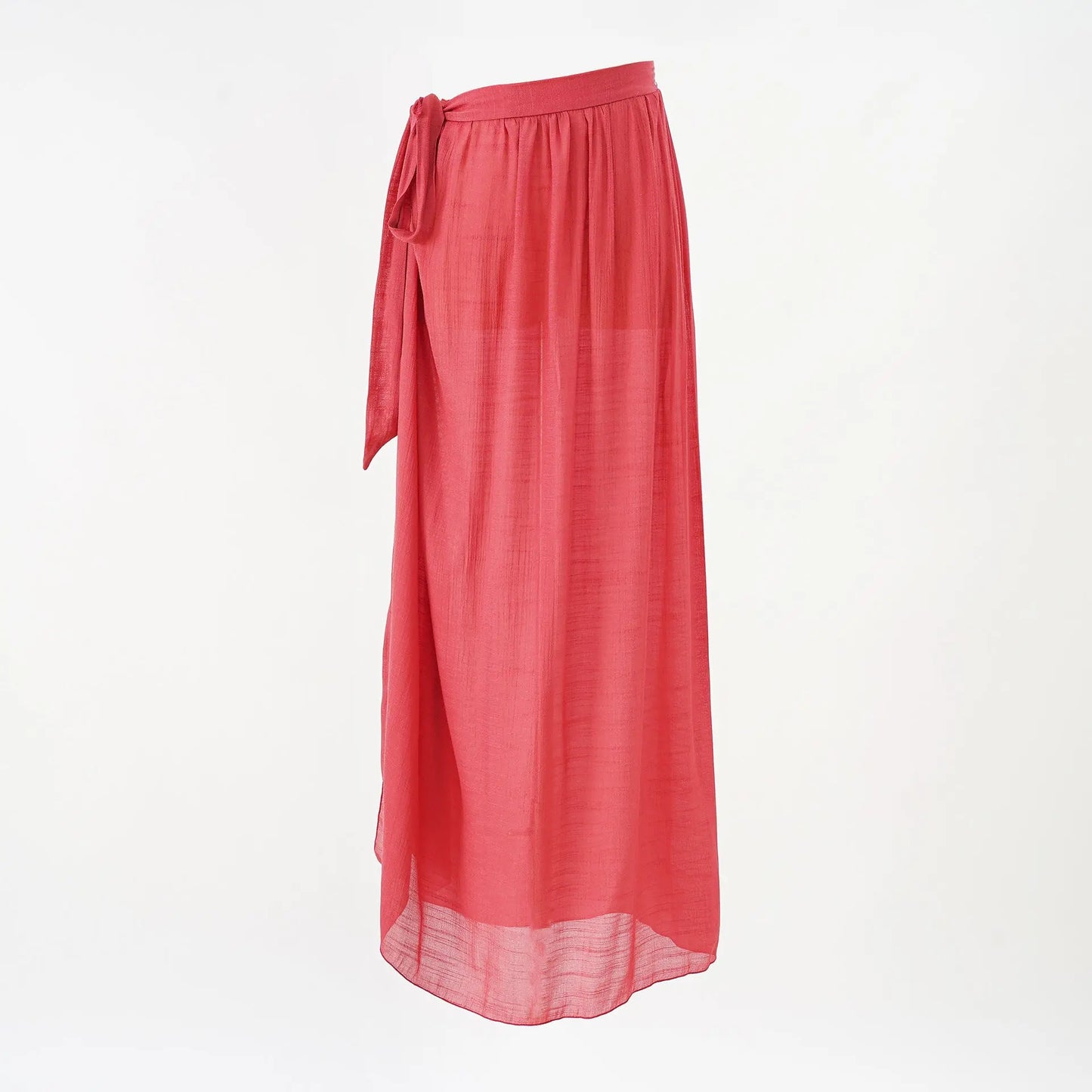 Vacation Chiffon Printed Tie-dye Lace-up Beach Wrap Skirt CJ