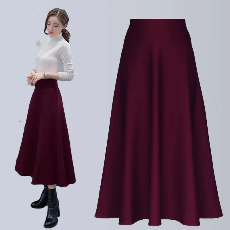 Women's Elastic High Waist Slim Skirt CJ