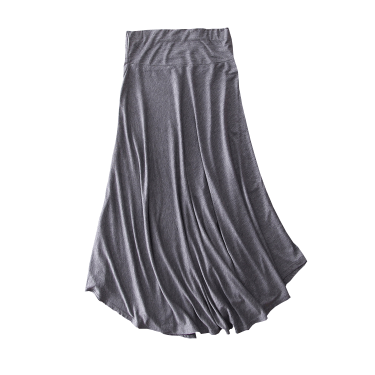 Women's Fashion Simple Solid Color Irregular Skirt CJ