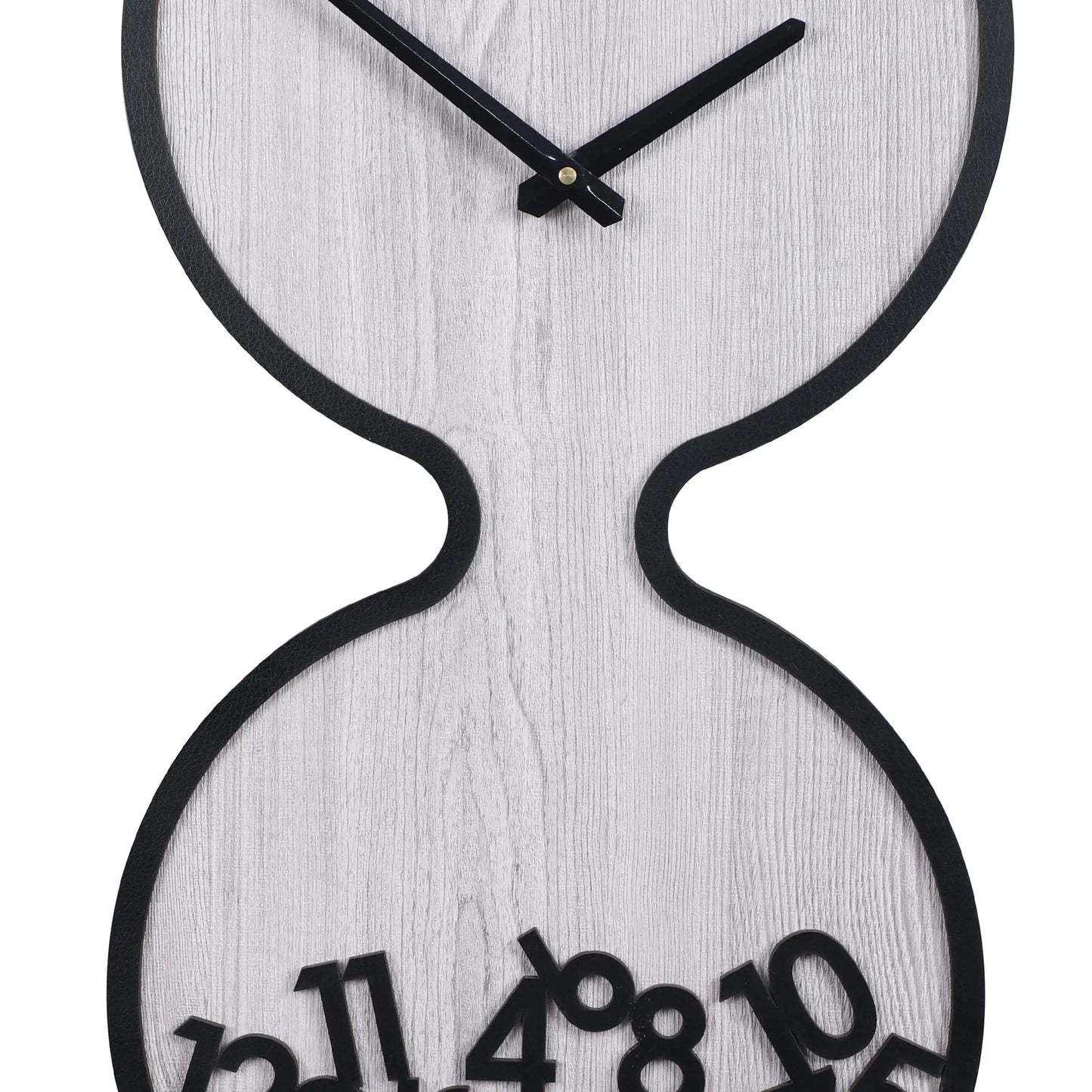 Rustic Wood Wall Clock, Decorative, Living Room, Bedroom, Kitchen, Dining Room, Entryway, Nursery, Office, Den, Hallway (Grey Clock) Attractive Sister