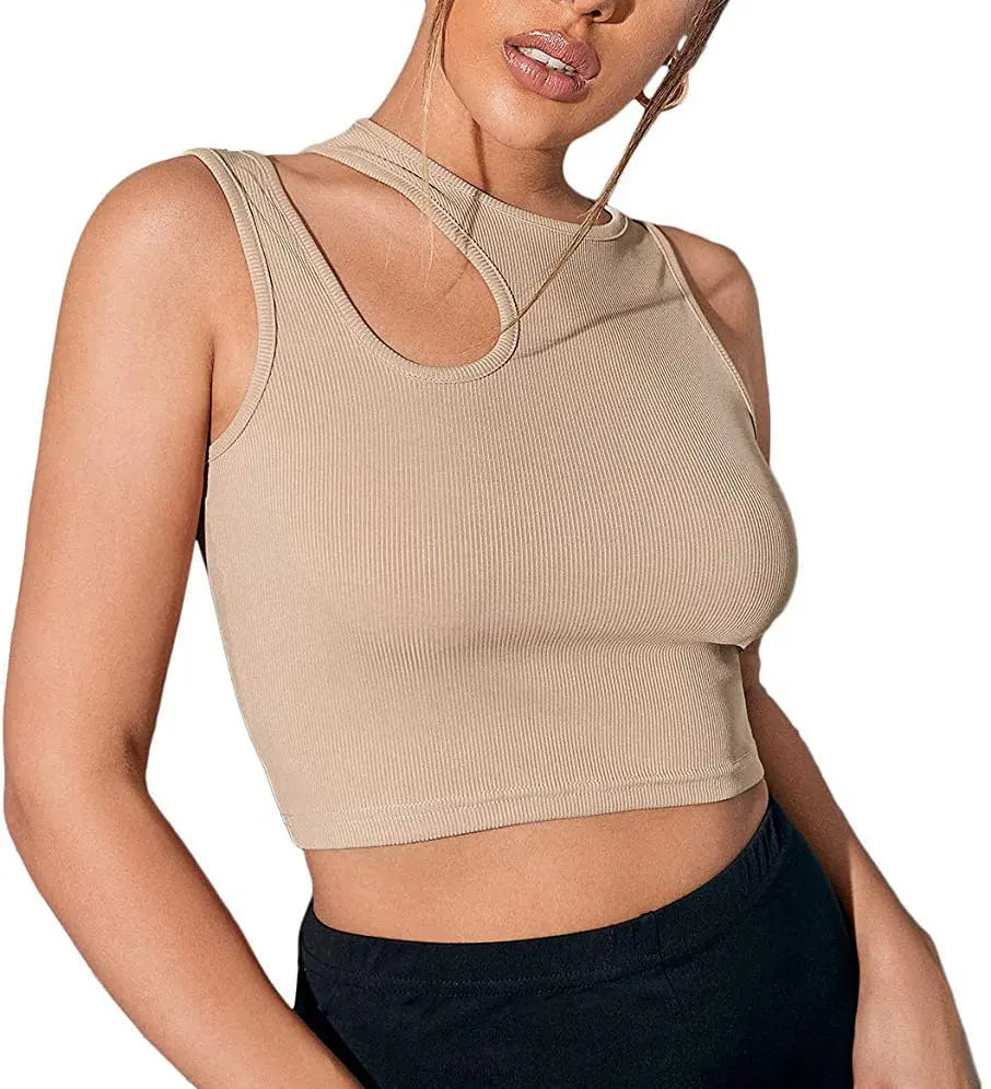 Women's Fashion Hollowed-out Bottoming Camisole CJ
