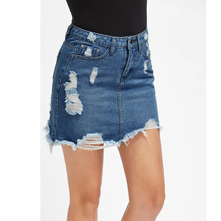 Denim skirt skirt CJ