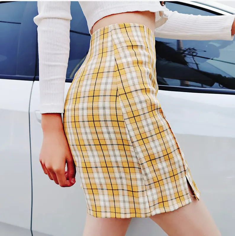 Ins Style High Waist Hip Wrap Skirt CJ