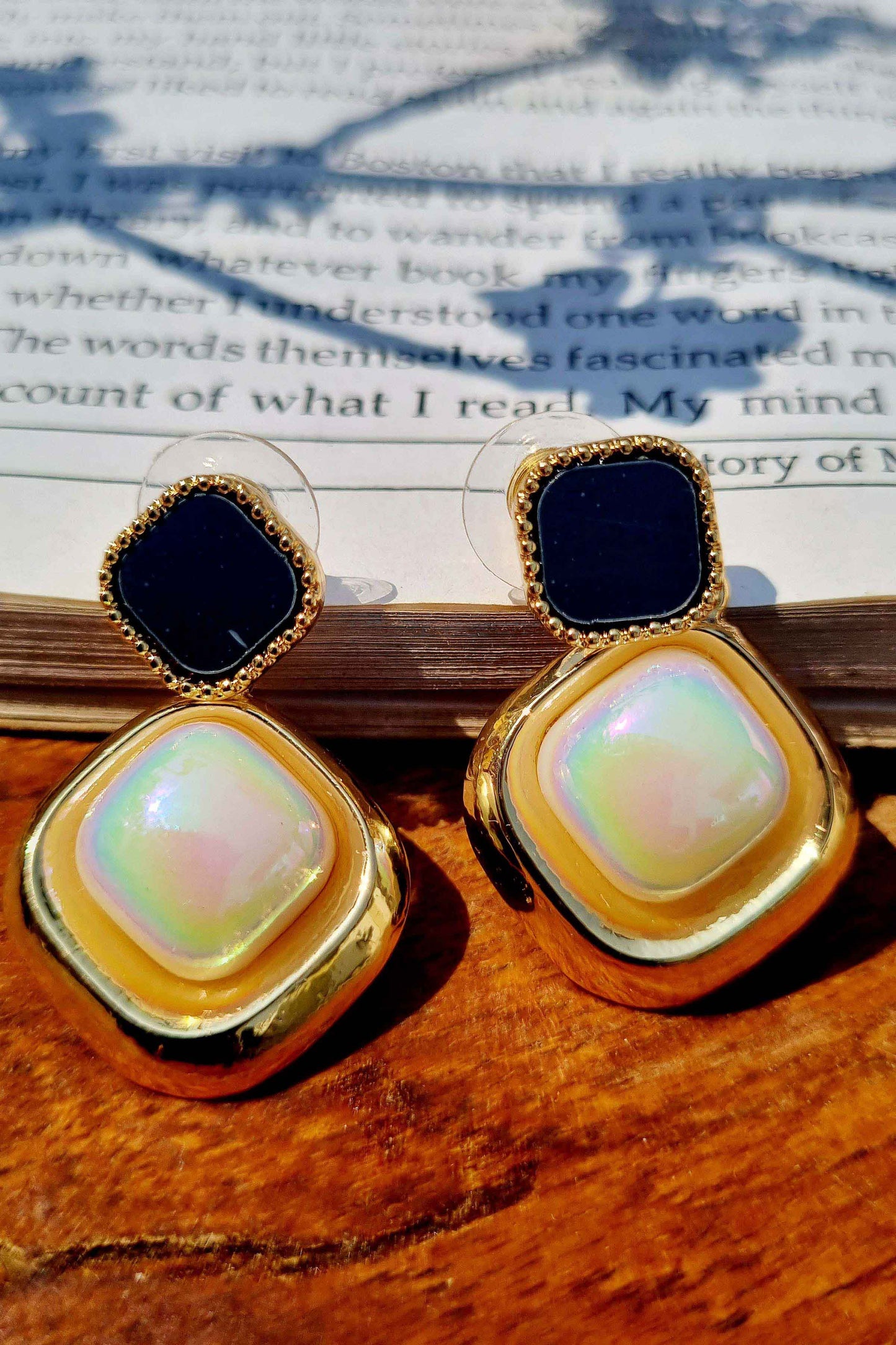 Vintage Luxury at an Affordable Price: Trifari Glass Enamel Earrings Attractive Sister