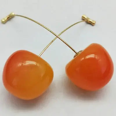 Stylish Cherry Earrings Cute and fun food-inspired theme Attractive Sister