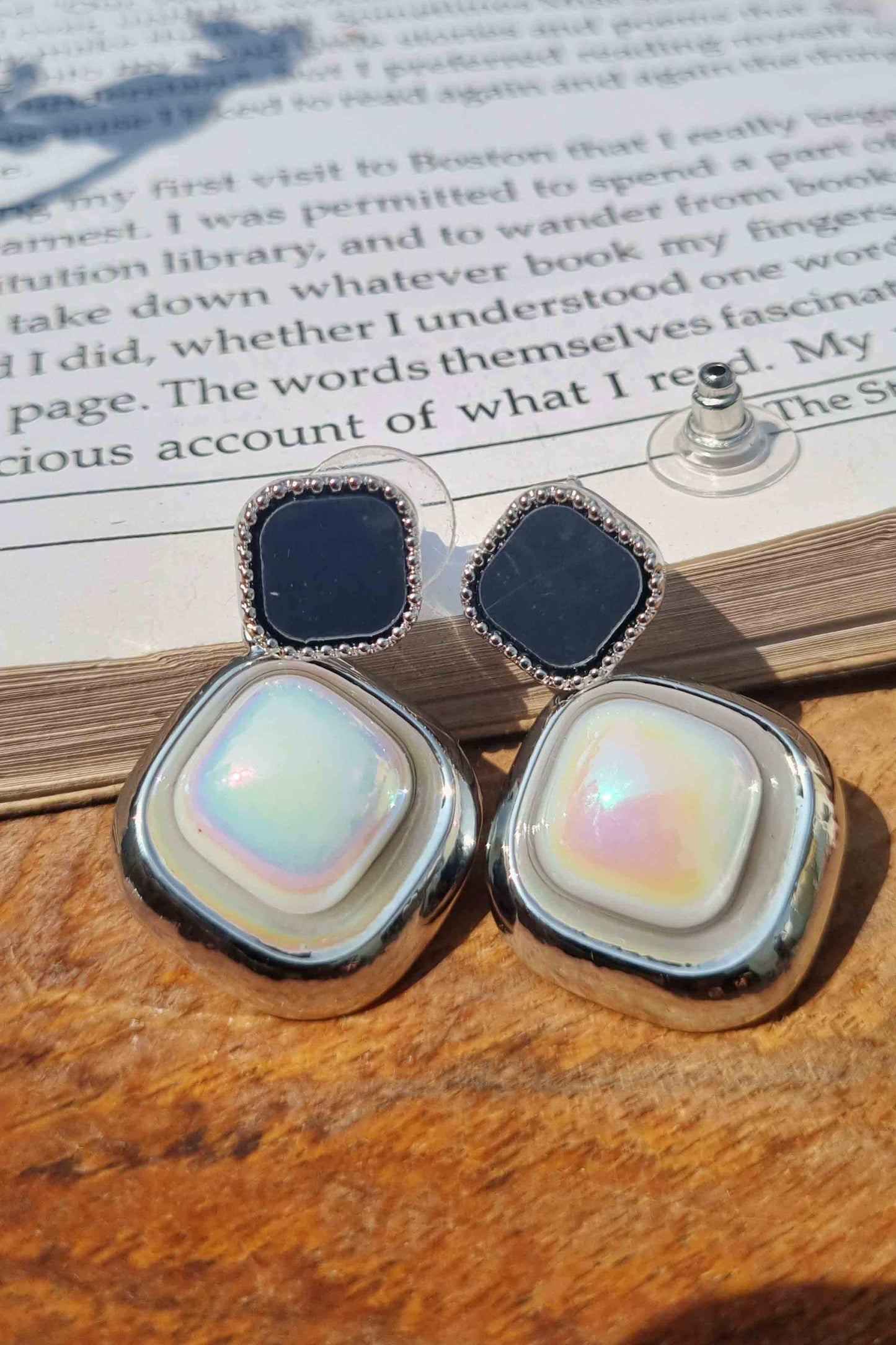 Vintage Luxury at an Affordable Price: Trifari Glass Enamel Earrings Attractive Sister