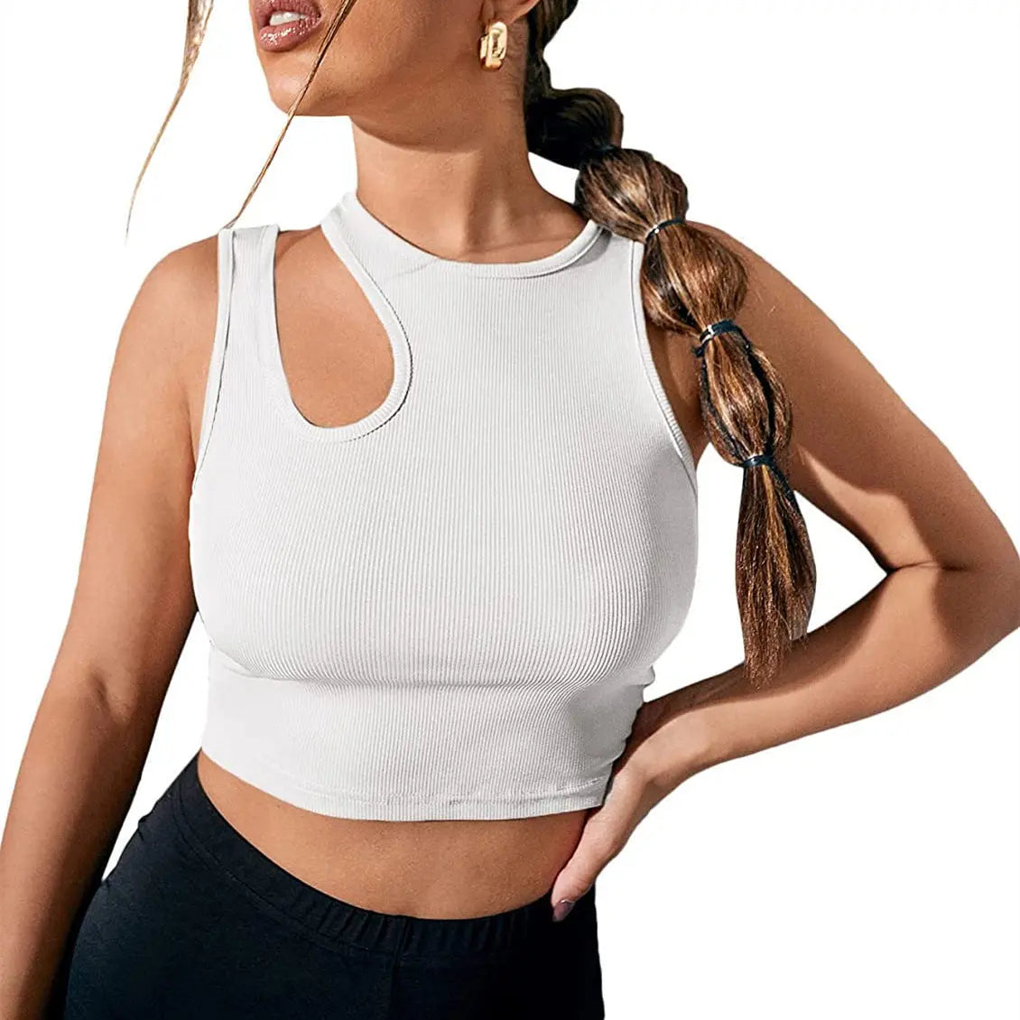 Women's Fashion Hollowed-out Bottoming Camisole CJ