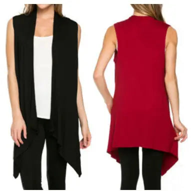 New Sleeveless Knitted Batshirt Women's Cardigan CJ