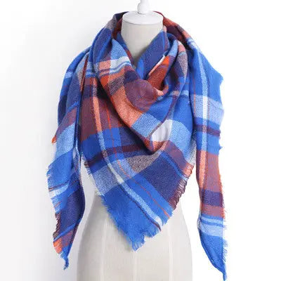 esign Women Triangles Scarf Long Scarves Shawl Autumn Winter CJ