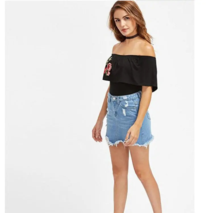 Denim skirt skirt CJ