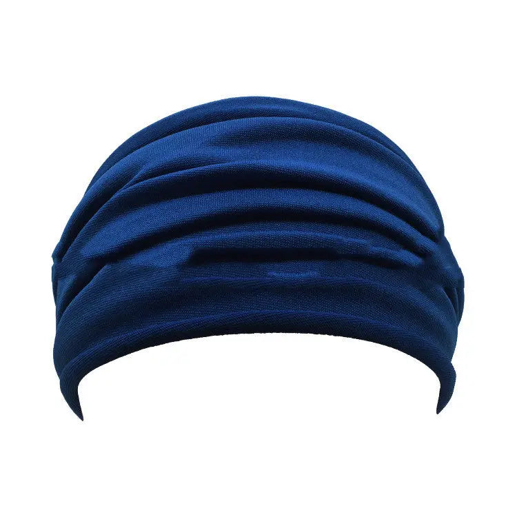 New Style Women's Pleated Headband Fashionable Super Wide Headband CJ