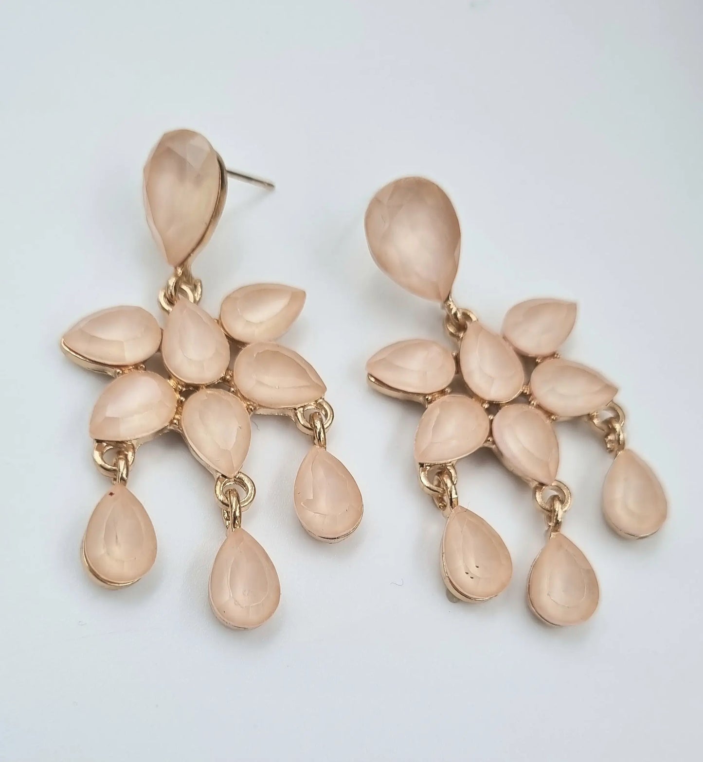 Dazzling Green Crystal Drop Earrings Attractive Sister