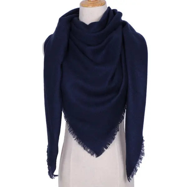 esign Women Triangles Scarf Long Scarves Shawl Autumn Winter CJ