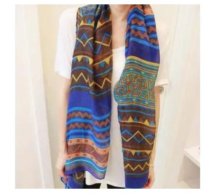 Ethnic style warm decorative scarf CJ