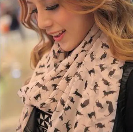 Classy Chandalay Cat Scarf CJ