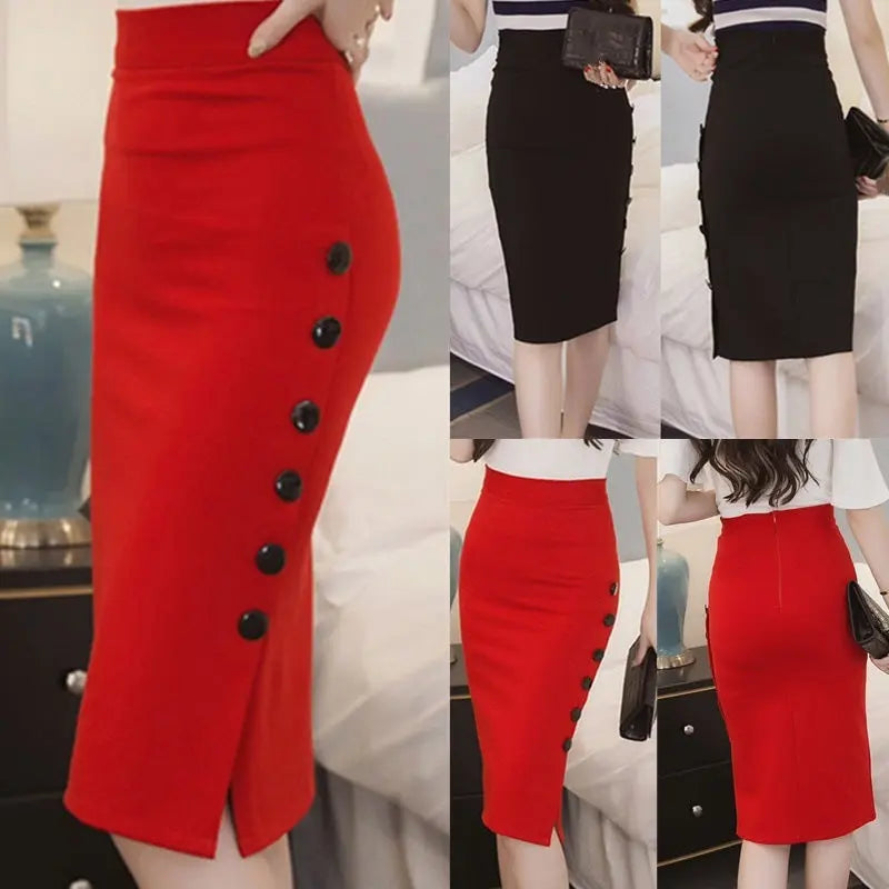 Hip skirt sexy split skirt CJ
