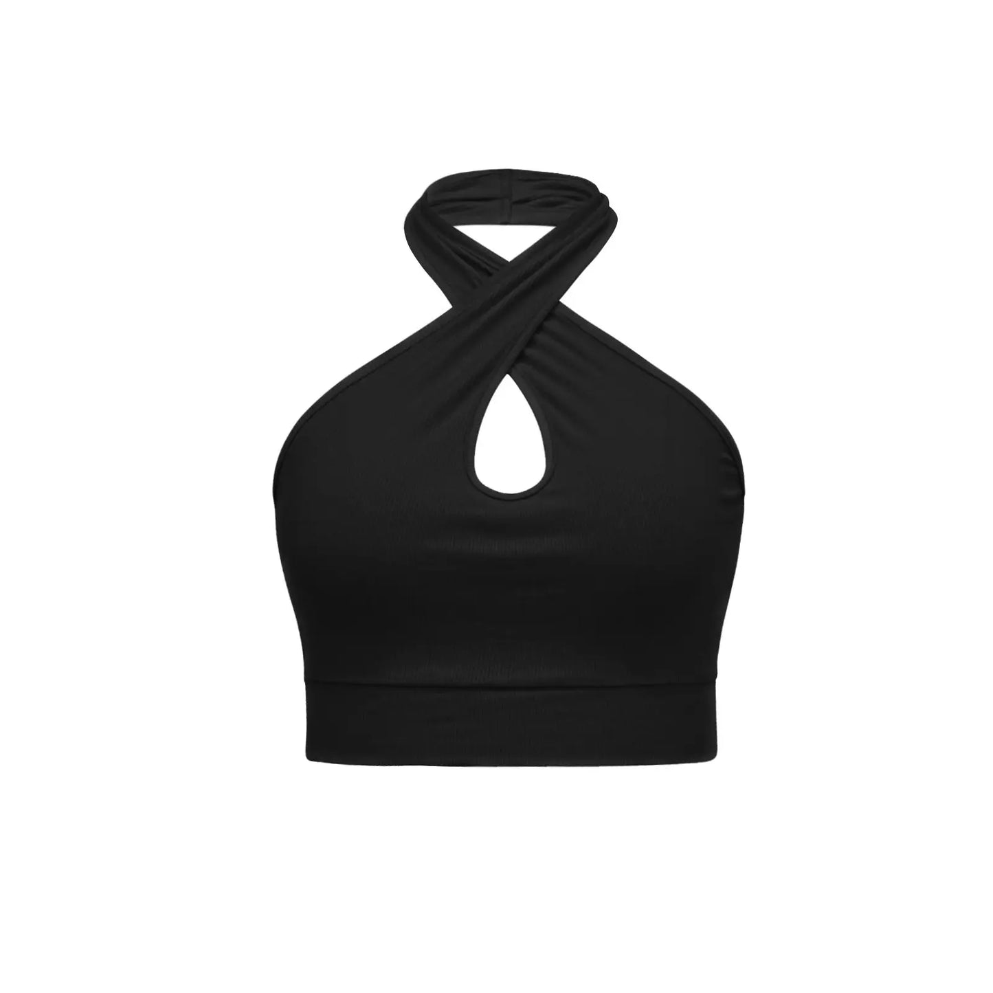 Women's Halter Backless Knitted Vest Top CJ