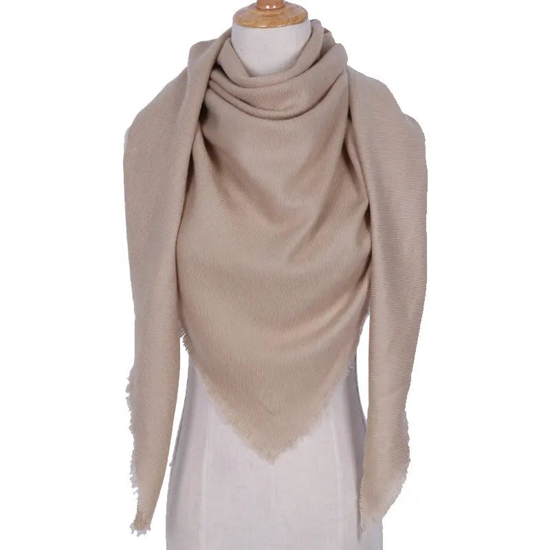 esign Women Triangles Scarf Long Scarves Shawl Autumn Winter CJ