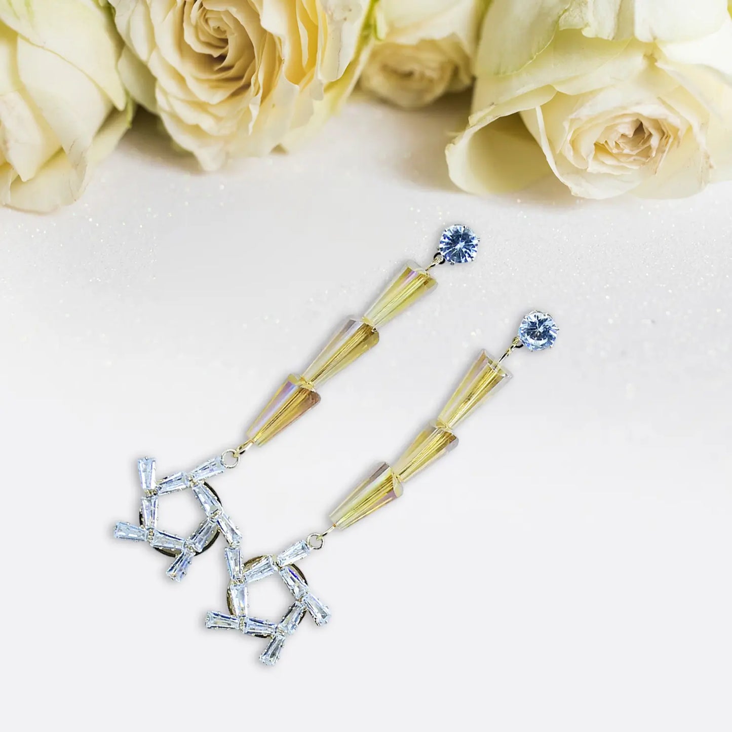 Classic Star Stud Earrings Attractive Sister