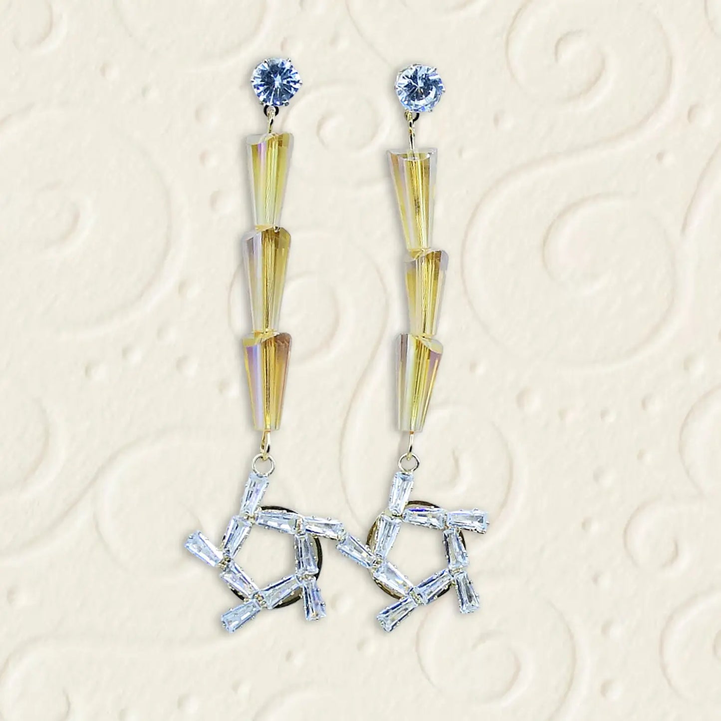 Classic Star Stud Earrings Attractive Sister