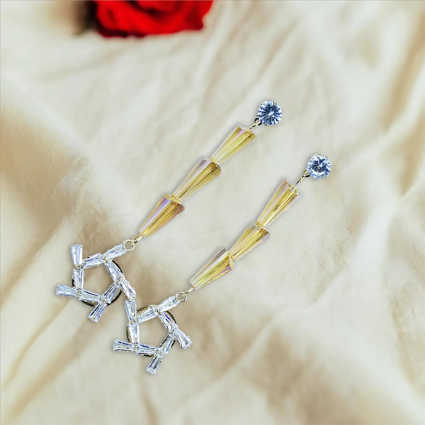 Classic Star Stud Earrings Attractive Sister