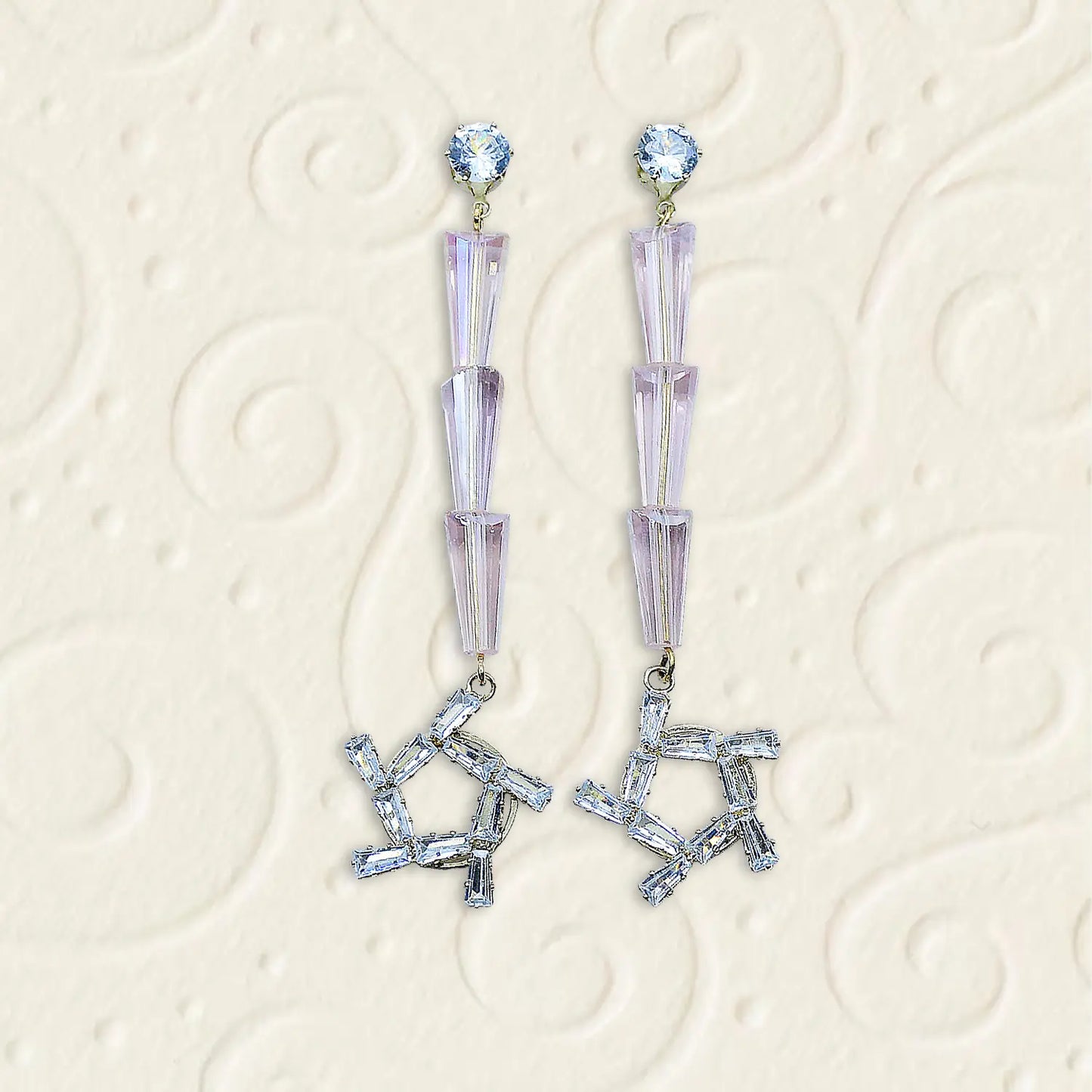Classic Star Stud Earrings Attractive Sister