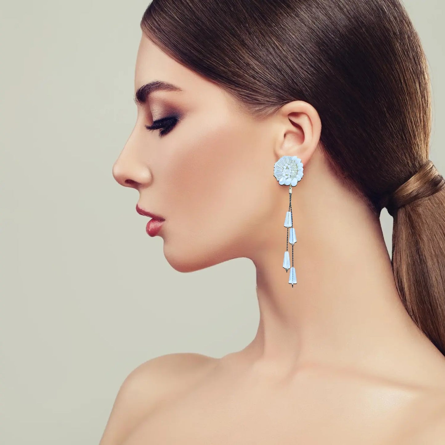 fashion earrings Bead earrings perfect for everyday and any outfit Attractive Sister