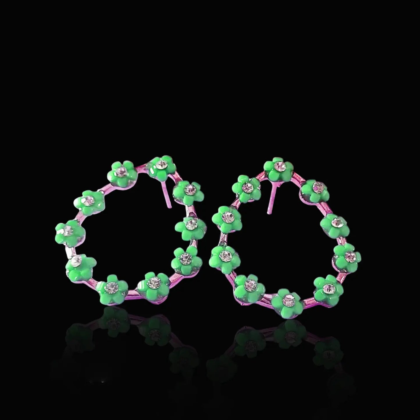 Trending flower earrings Attractive Sister