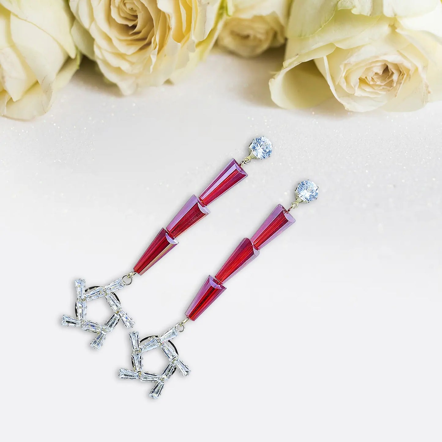 Classic Star Stud Earrings Attractive Sister
