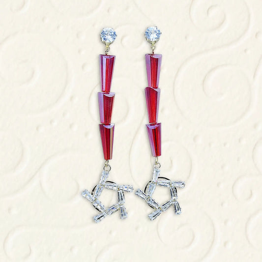 Classic Star Stud  Earrings Attractive Sister