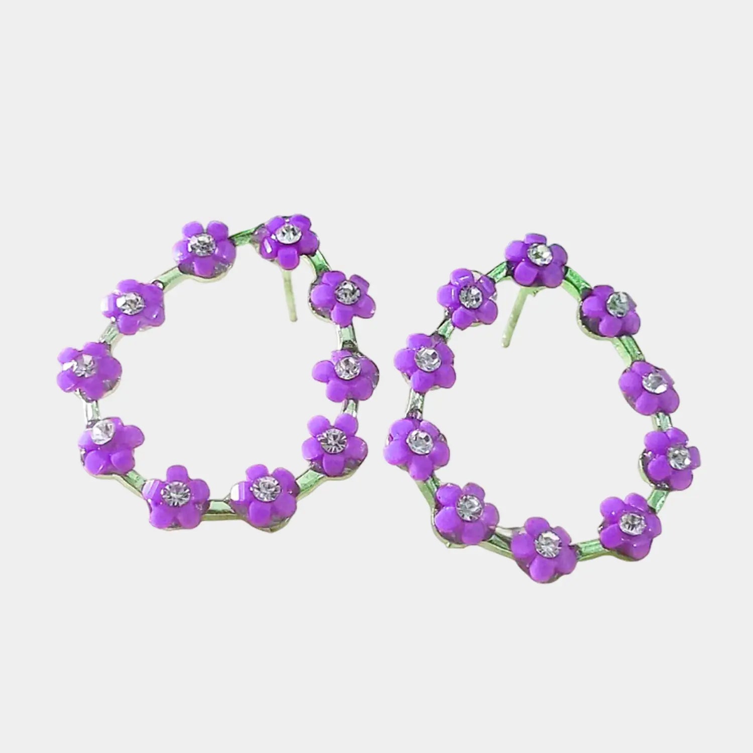 Trending flower earrings Attractive Sister