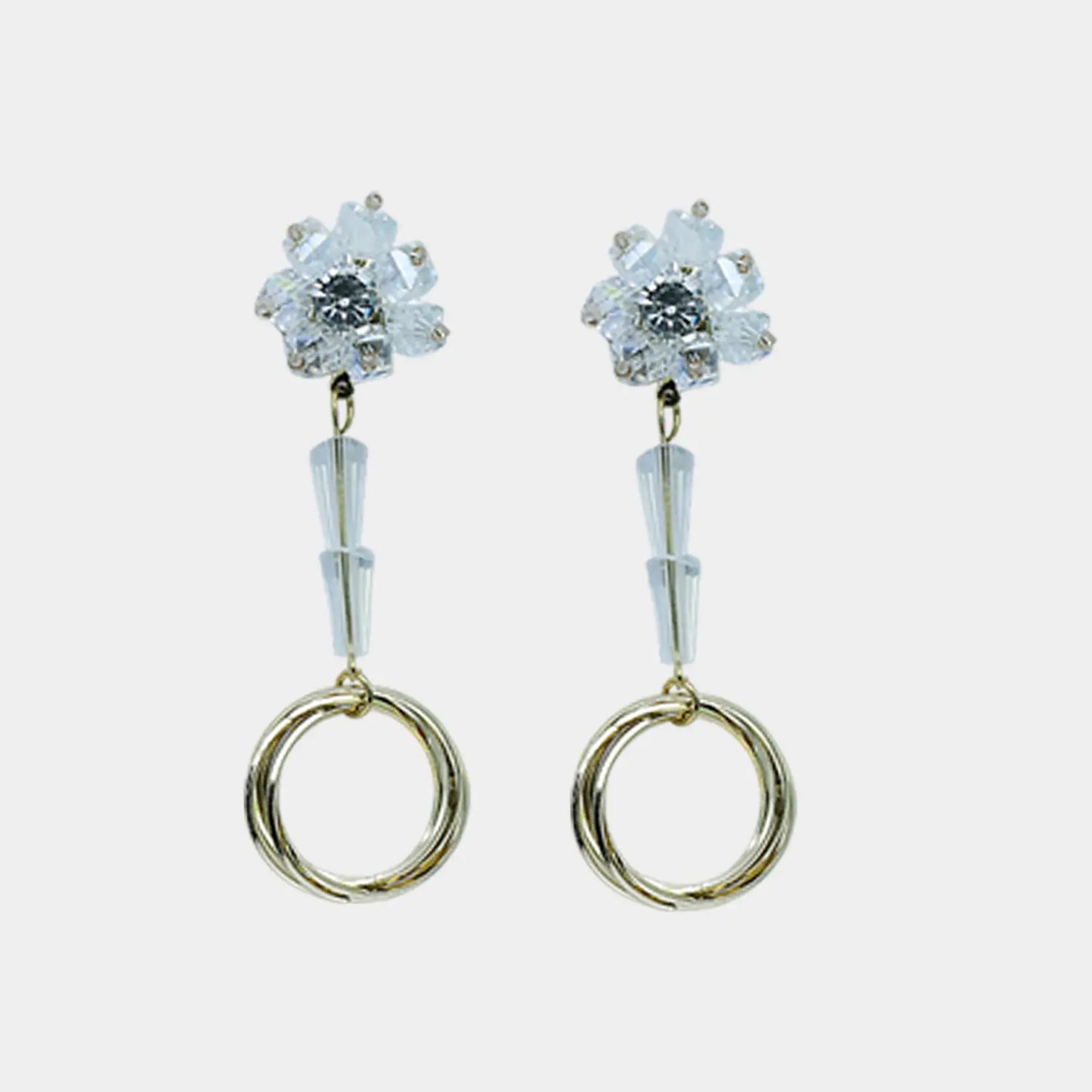 Radiant Blossoms: Exquisite Statement Earrings Attractive Sister