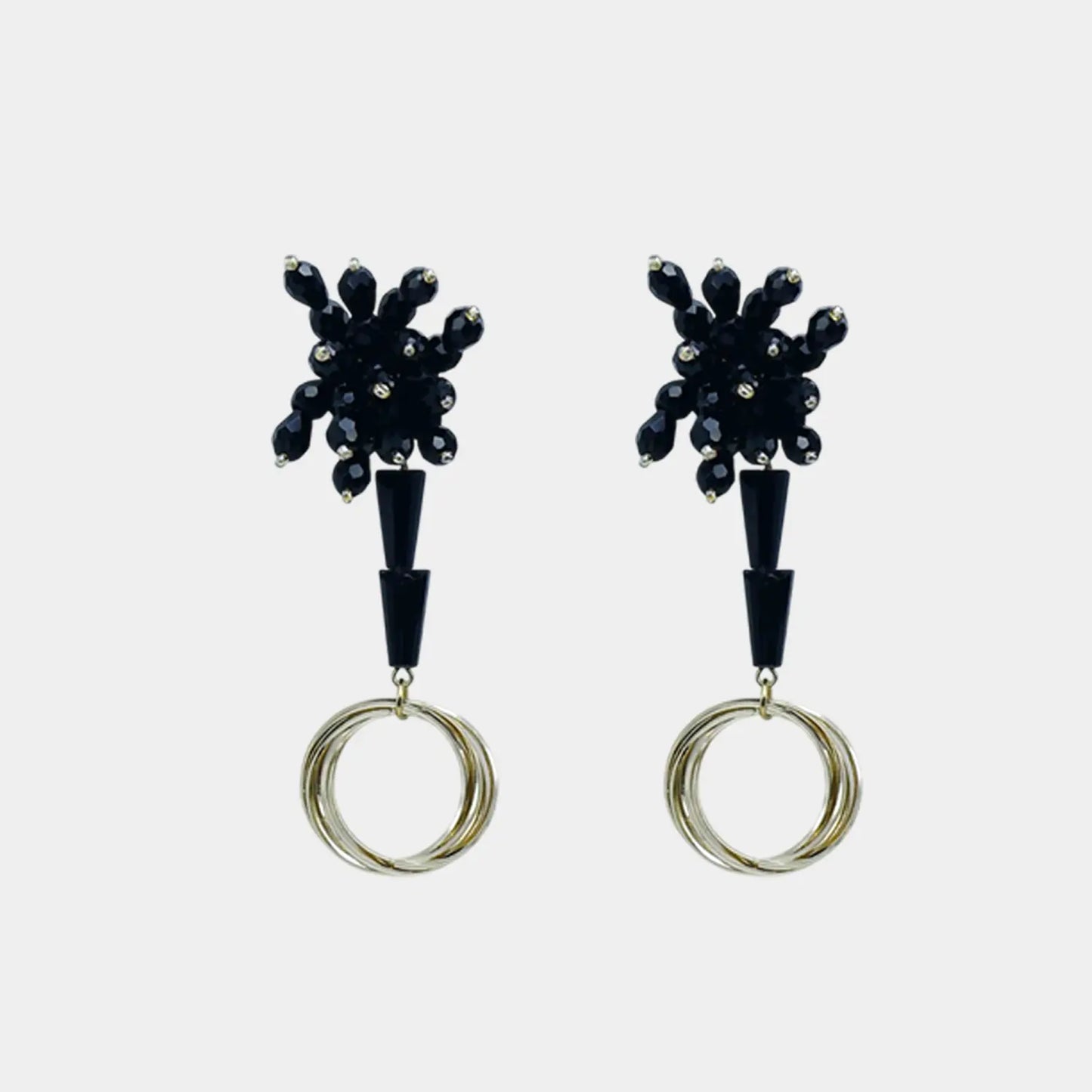 Trendy new design Textured Hoop and Stud Earring Set Attractive Sister