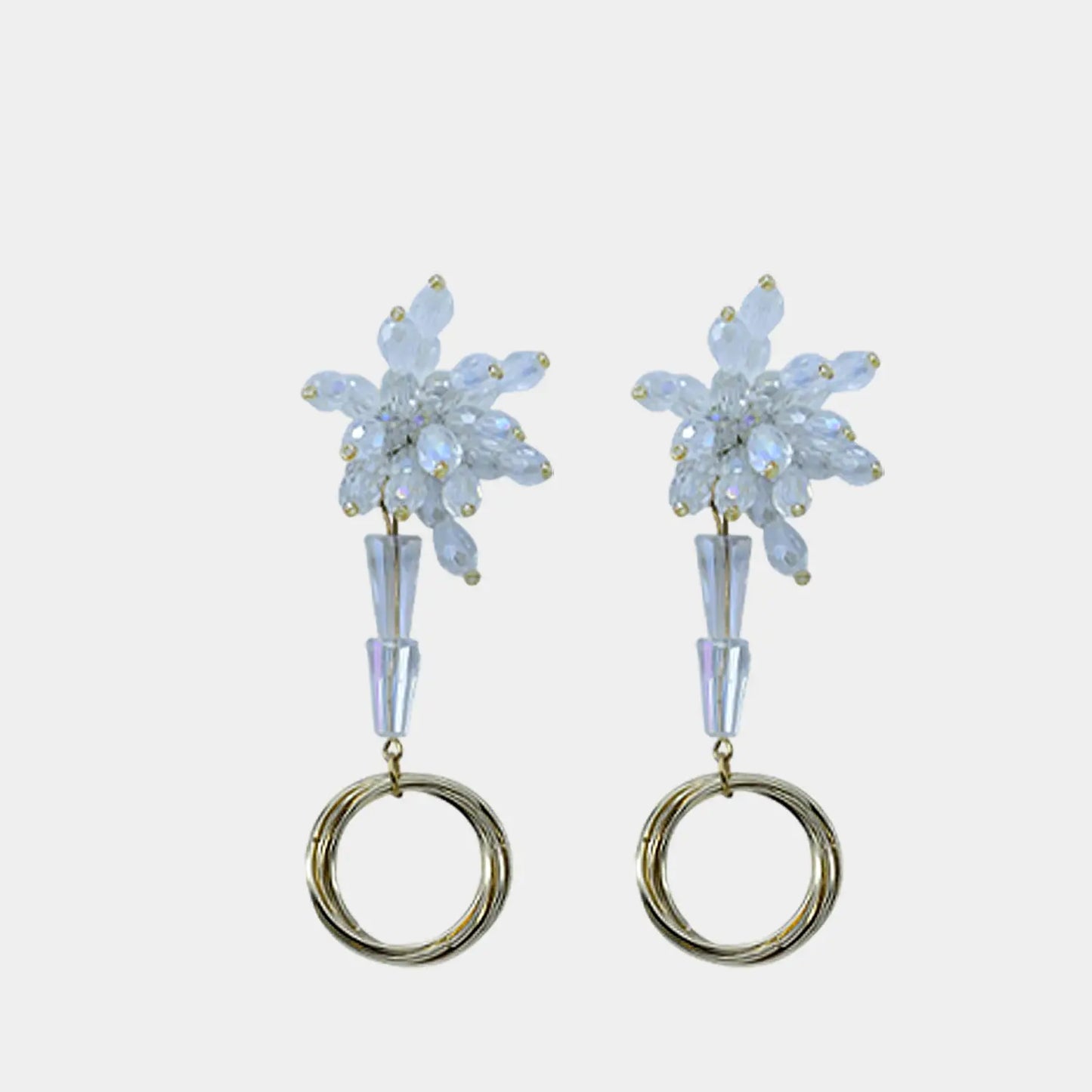 Trendy new design Textured Hoop and Stud Earring Set Attractive Sister