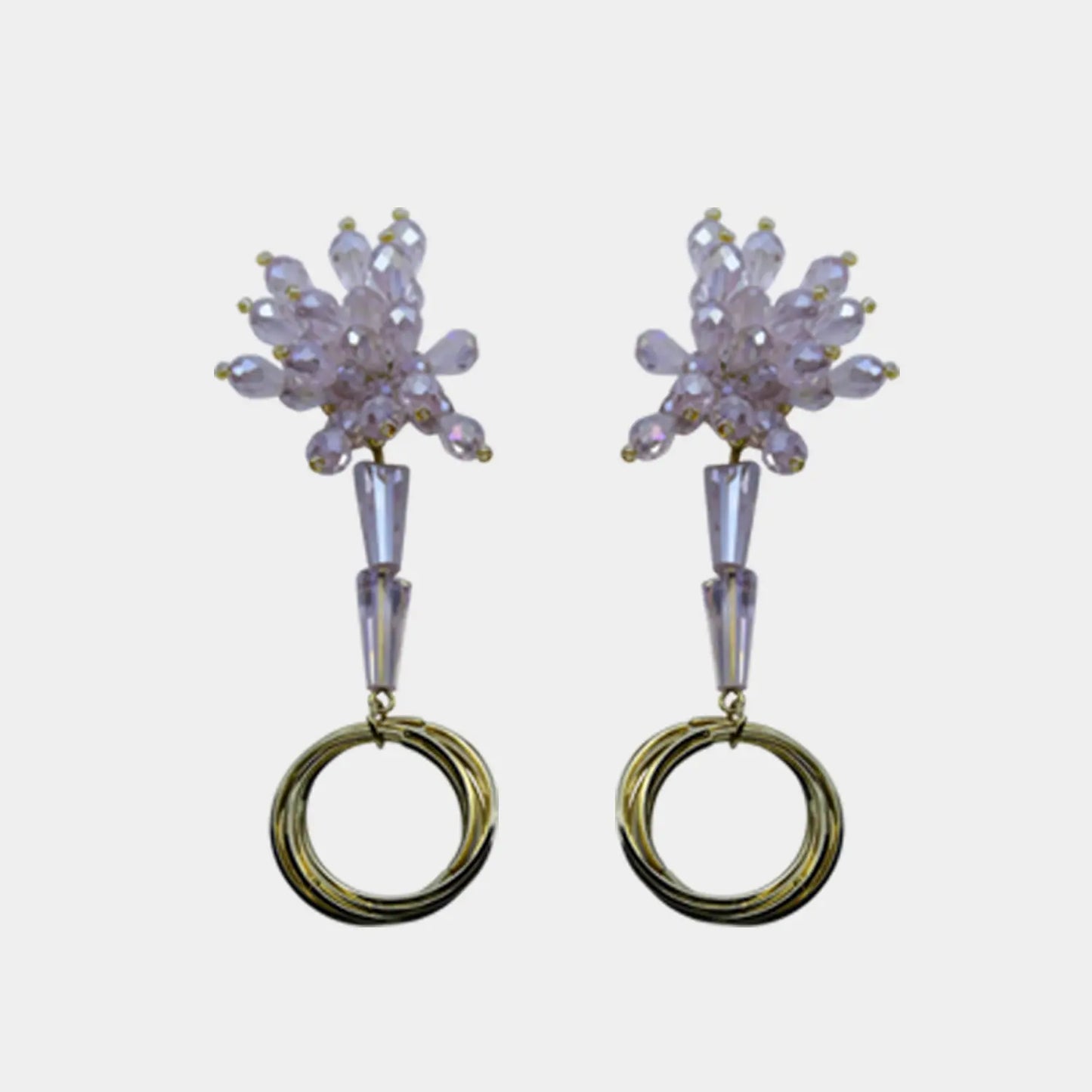 Trendy new design Textured Hoop and Stud Earring Set Attractive Sister