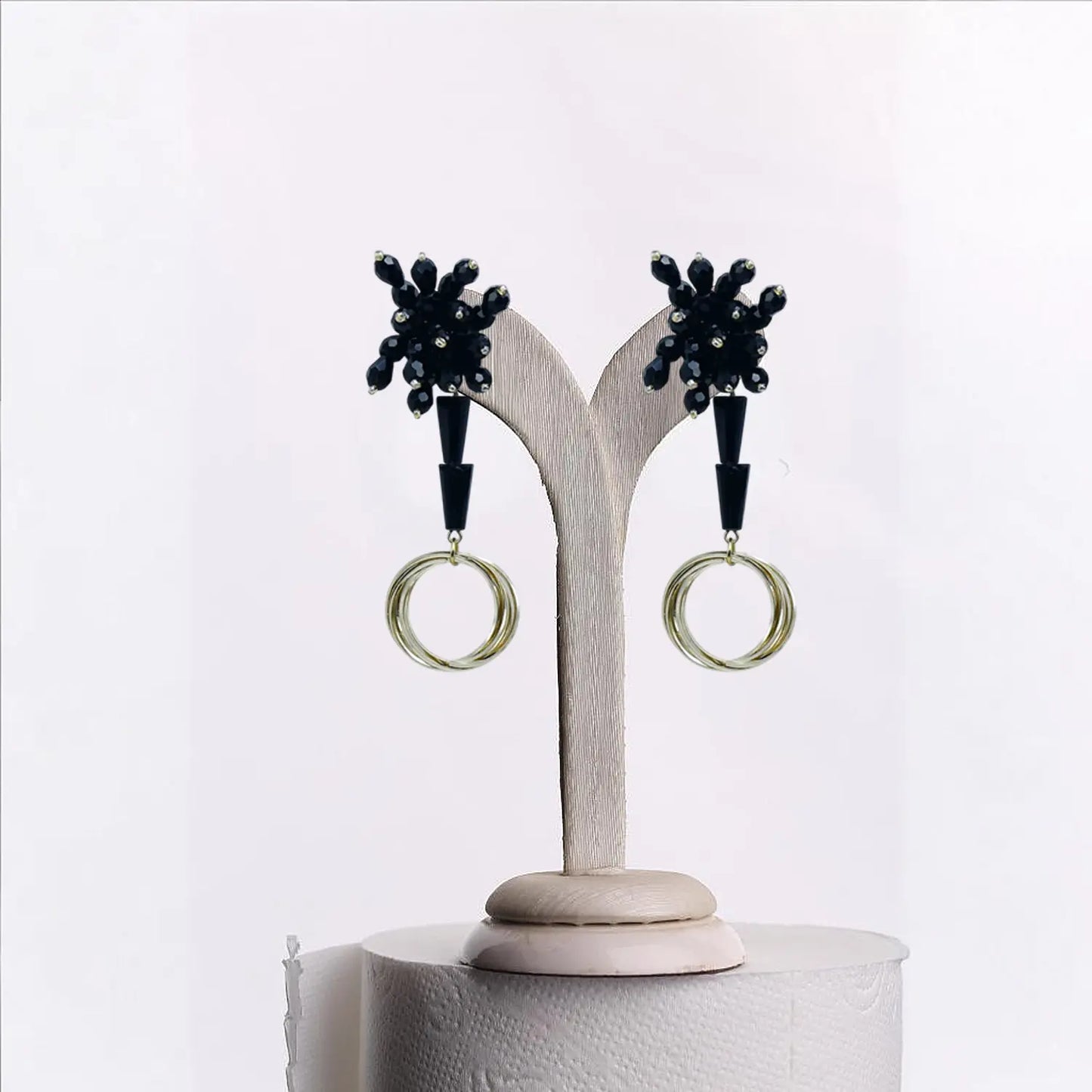 Trendy new design Textured Hoop and Stud Earring Set Attractive Sister