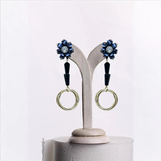Radiant Blossoms: Exquisite Statement Earrings Attractive Sister