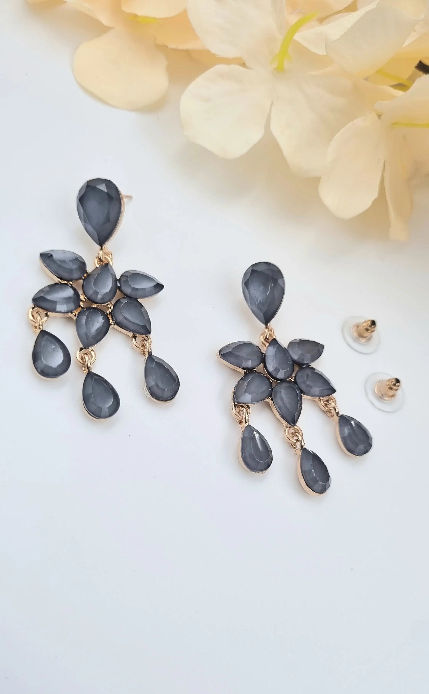 Dazzling Green Crystal Drop Earrings Attractive Sister