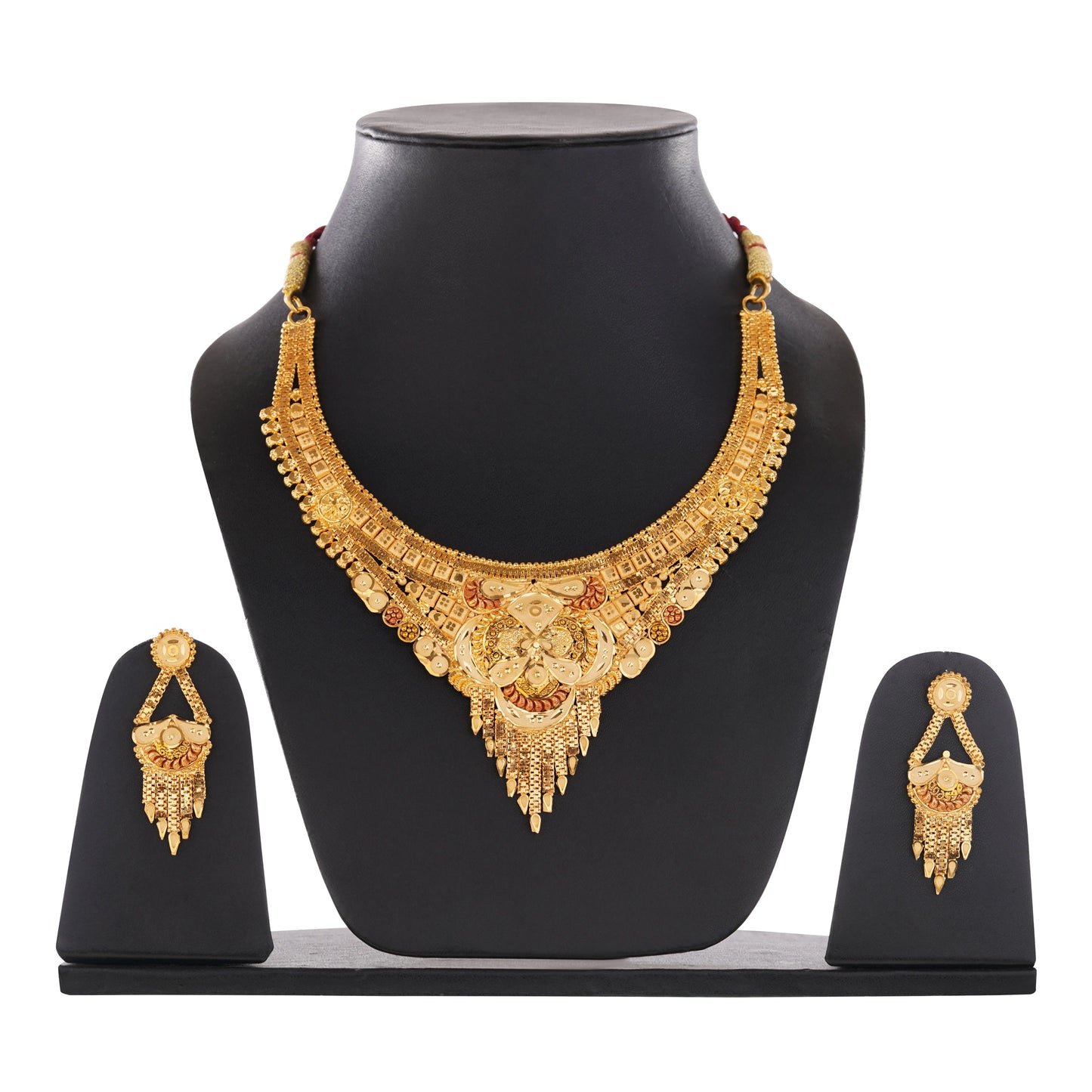 One Gram Gold Necklace Set: A Perfect Rakhi Gift for Your Sister Attractive Sister