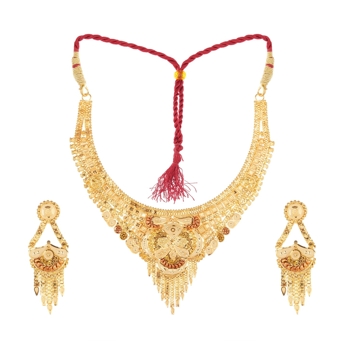 One Gram Gold Necklace Set: A Perfect Rakhi Gift for Your Sister Attractive Sister