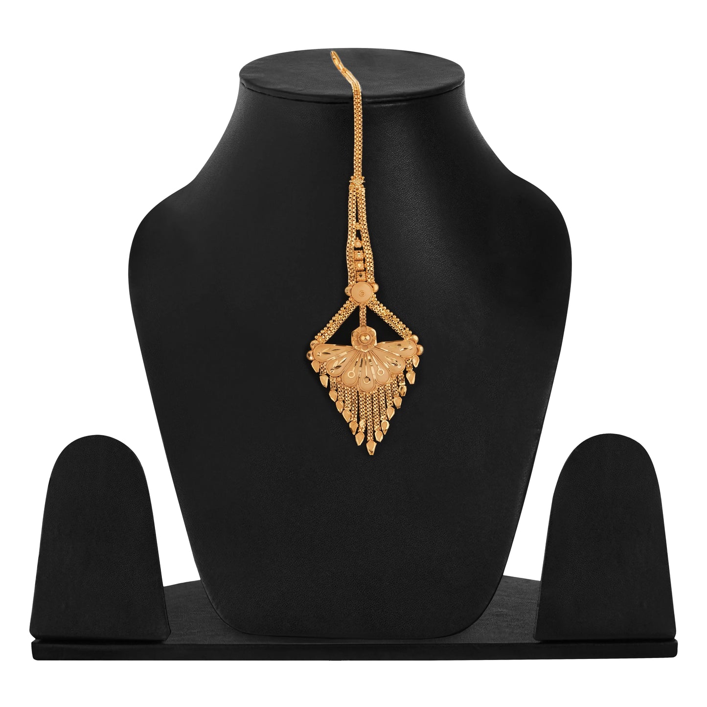 Gold-Plated Maang Tikka | Traditional Indian Bridal Hair Jewelry Attractive Sister