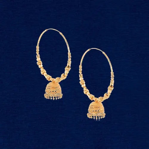 "1 Gram Gold Plated Jhumka Earrings" Attractive Sister