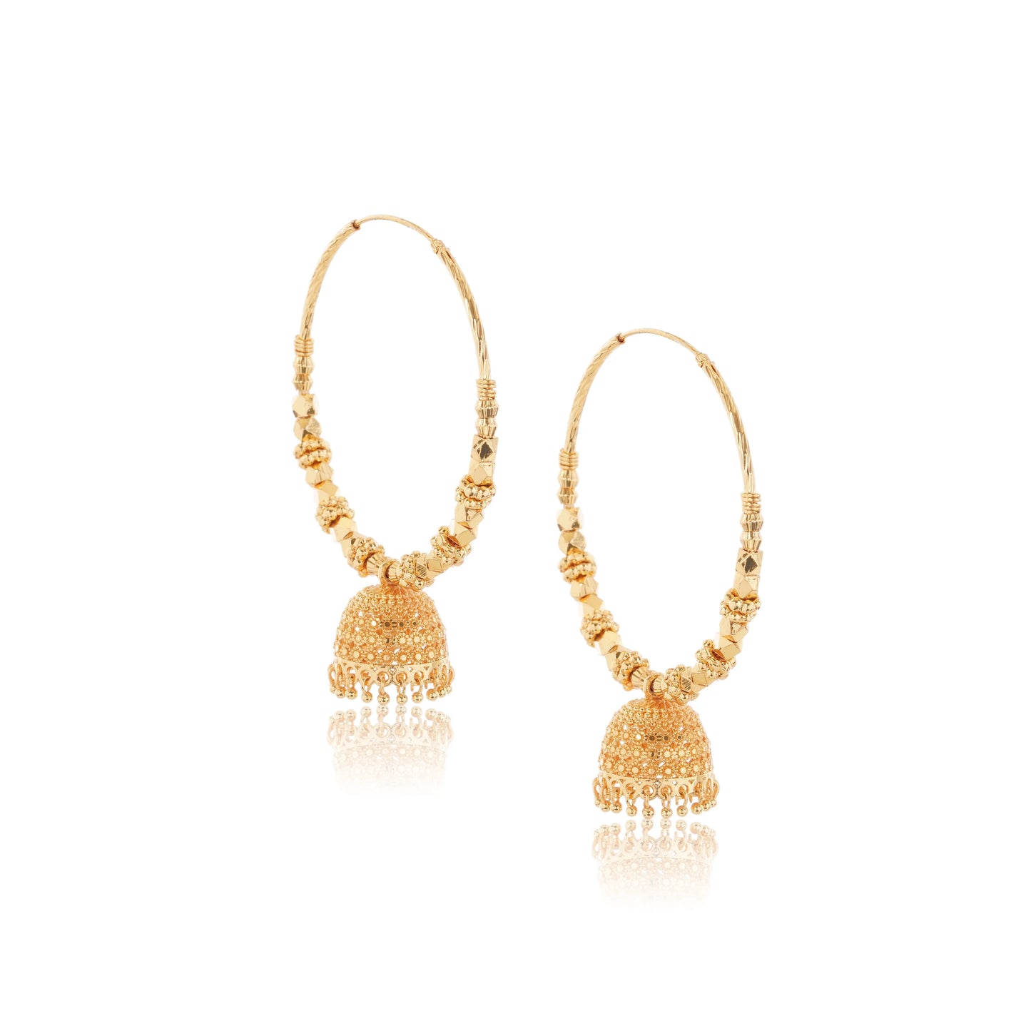 "1 Gram Gold Plated Jhumka Earrings" Attractive Sister