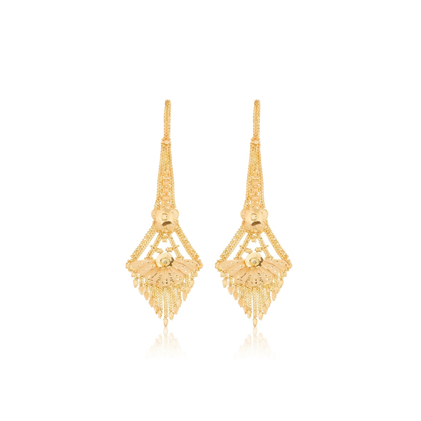 Gold-Plated Bridal Jhumka Earrings | Traditional & Trendy Jewelry Attractive Sister