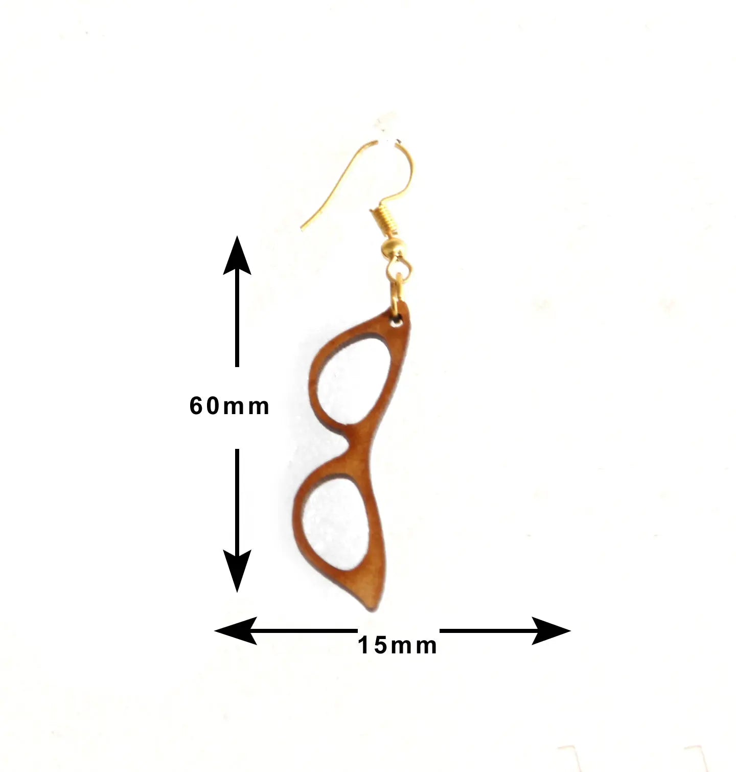 Handcrafted Wooden Earrings Set - 3 Pairs of Fun and Unique Designs Attractive Sister