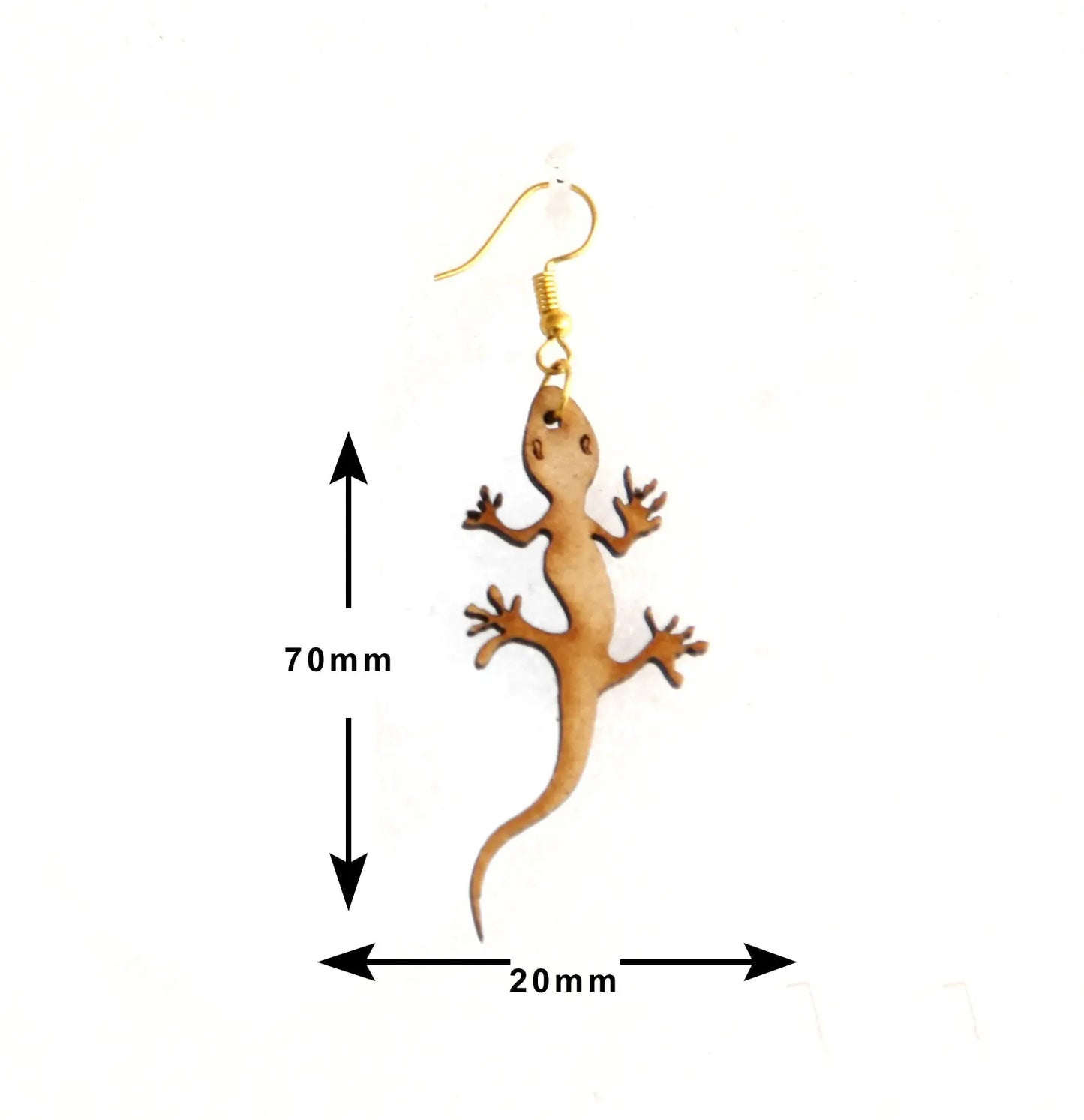 Handcrafted Wooden Earrings Set - 4 Pairs of Unique and Playful Designs Attractive Sister